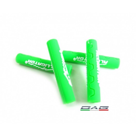 Alligator Protezione Telaio In Gomma Verde Fluo 2 pezzi